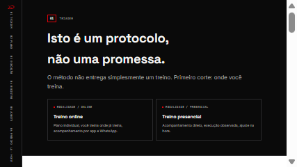 Prévia da direção 3, trilho lateral de etapas e seção 01 Triagem